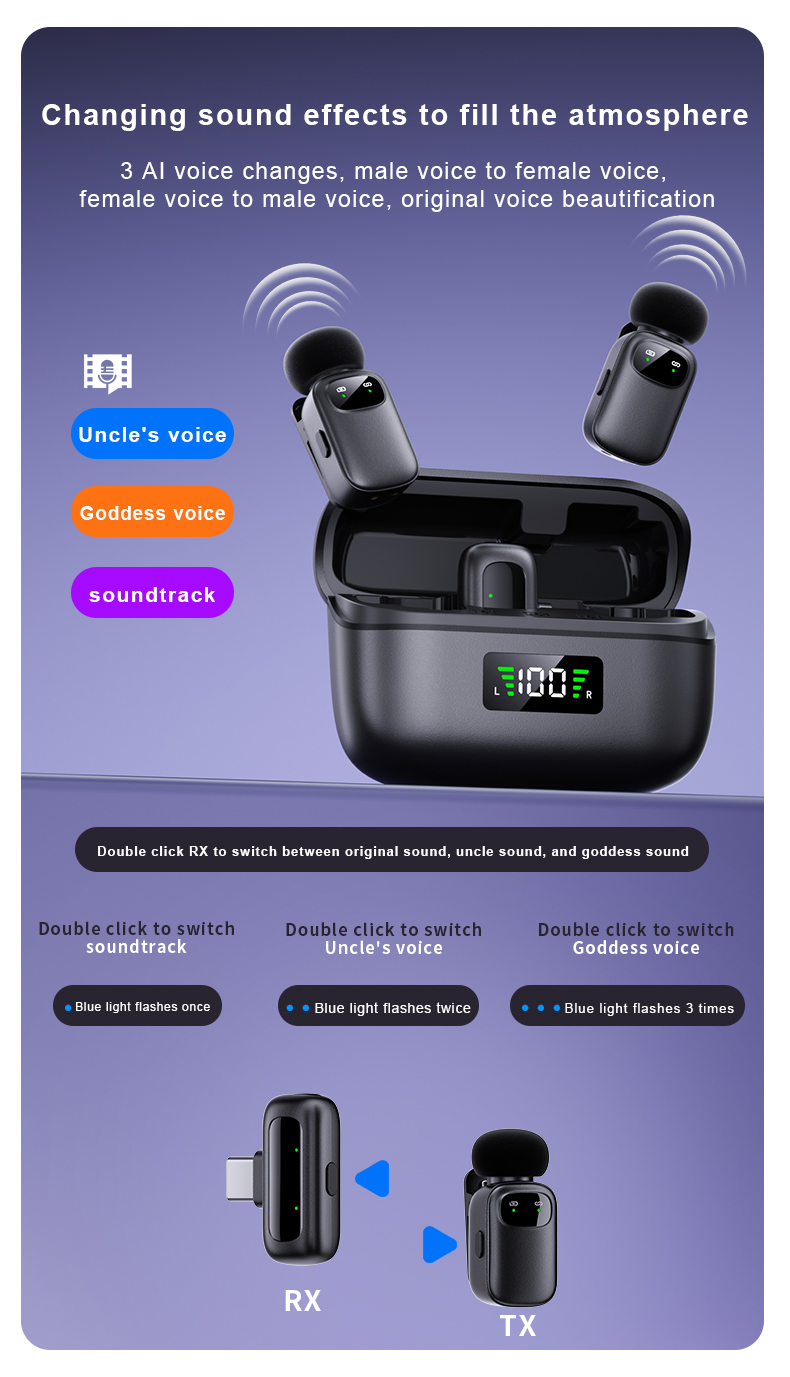 T1 Mini Wireless Microphone