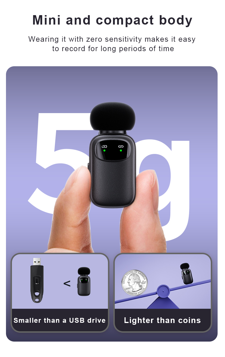 T1 Mini Wireless Microphone