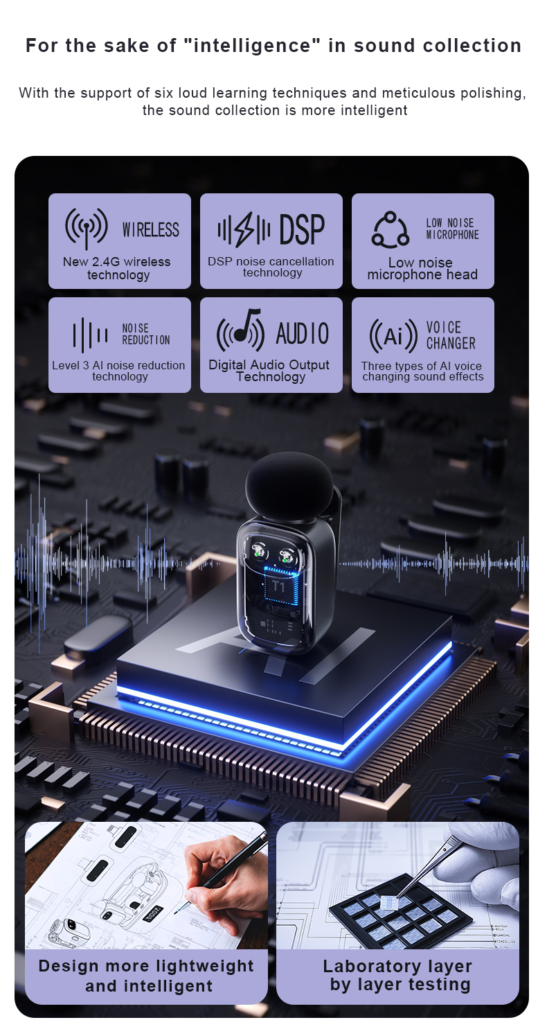 T1 Mini Wireless Microphone
