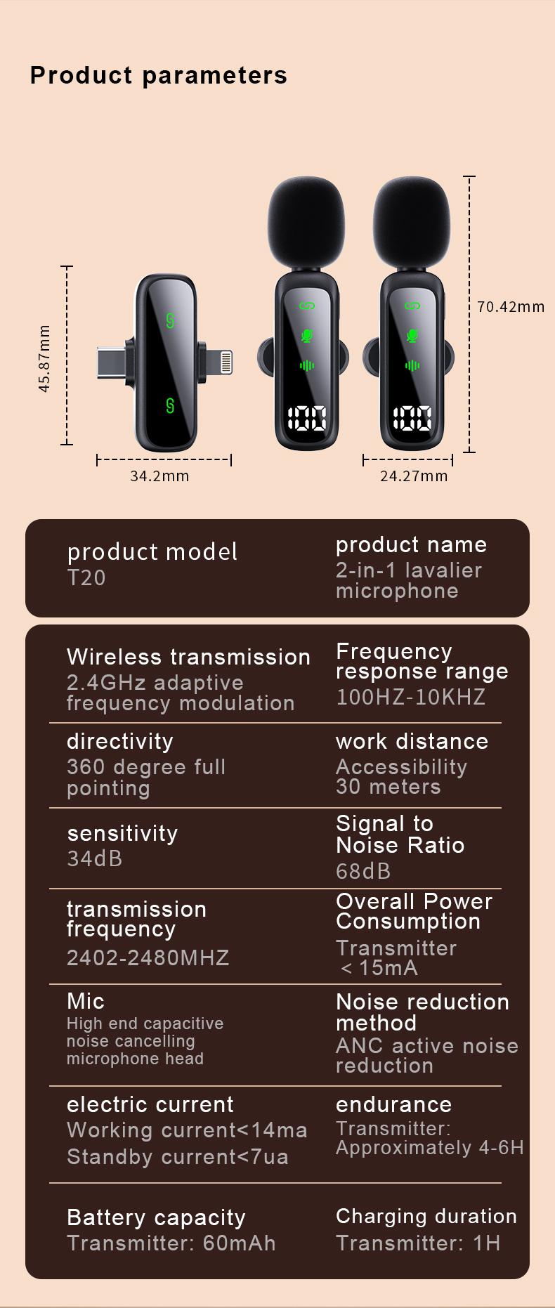 T20 Wireless Microphone