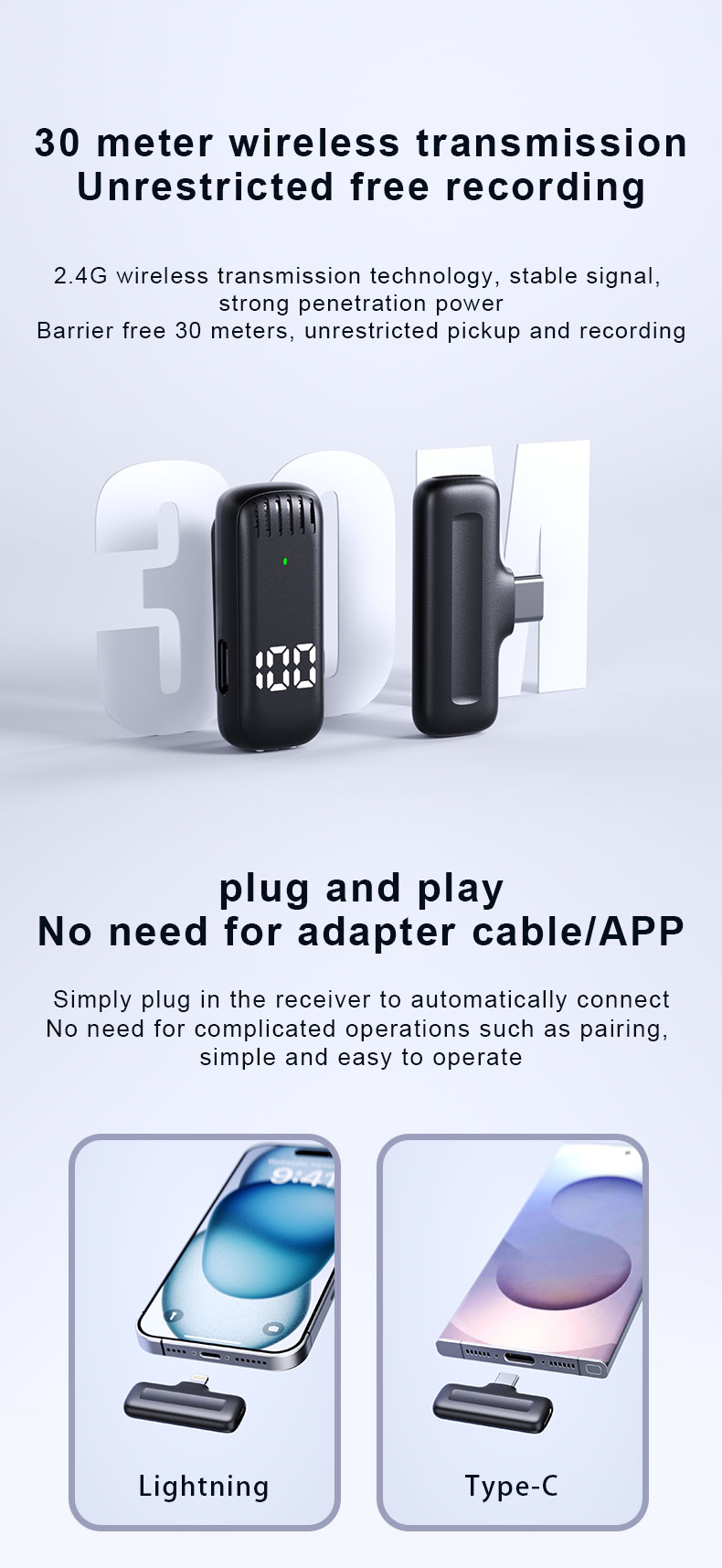 T30 Wireless Microphone