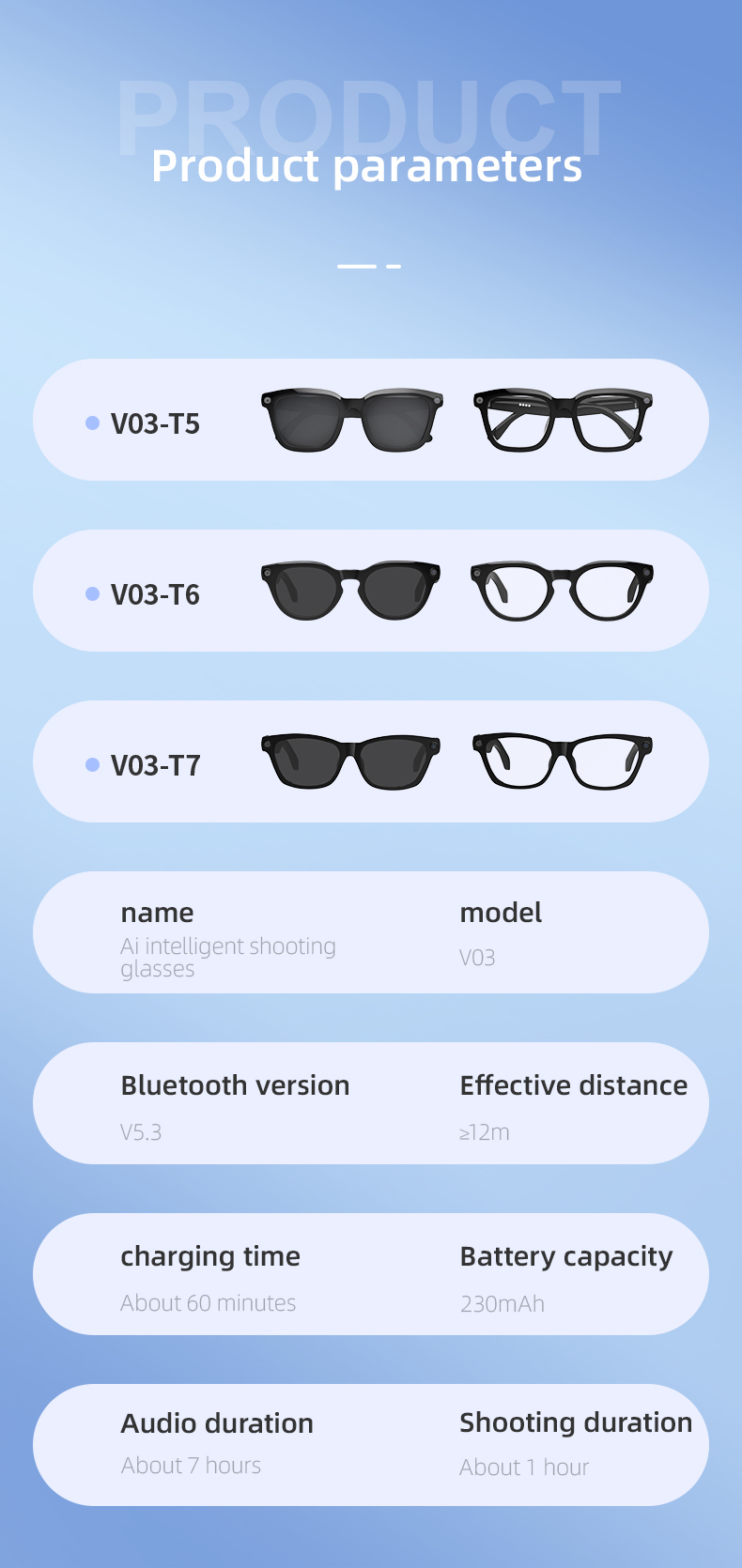 ML-V03 AI Photograph glasses